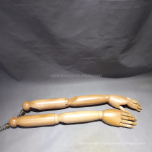 Child wooden hands kids wooden hand 7" wooden hand display clothing props